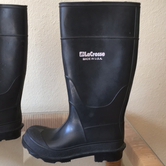 Lacrosse black all weather rubber boots - Picture 5 of 7